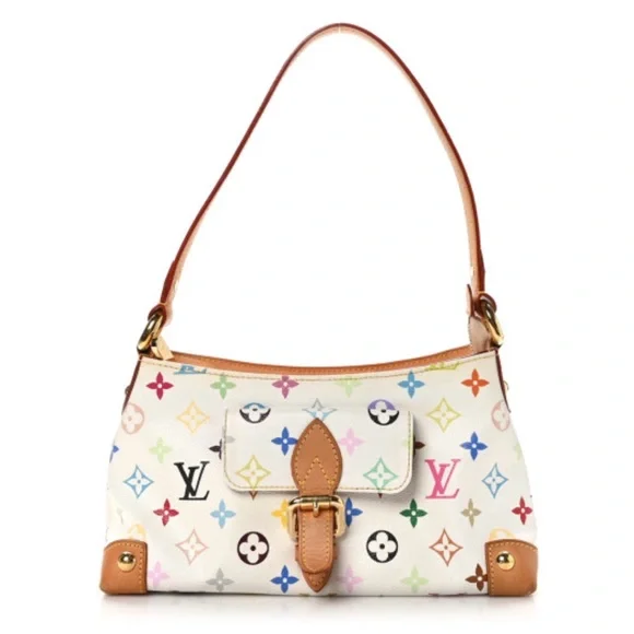 Louis Vuitton | Bags | 14 Louis Vuitton White Multicolor Monogram